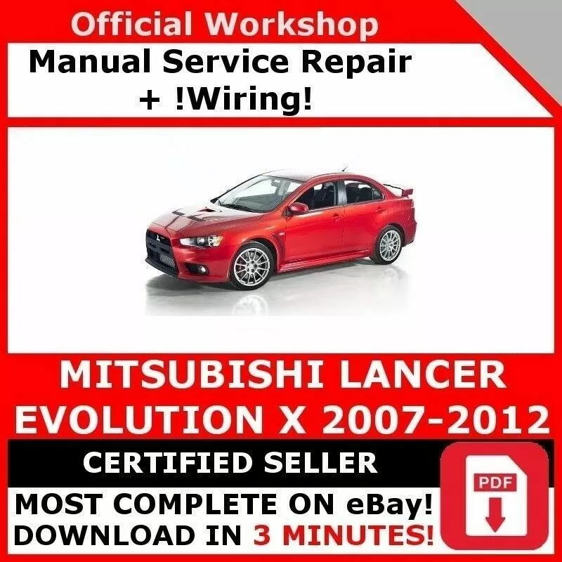 mitsubishi lancer evolution repair manual