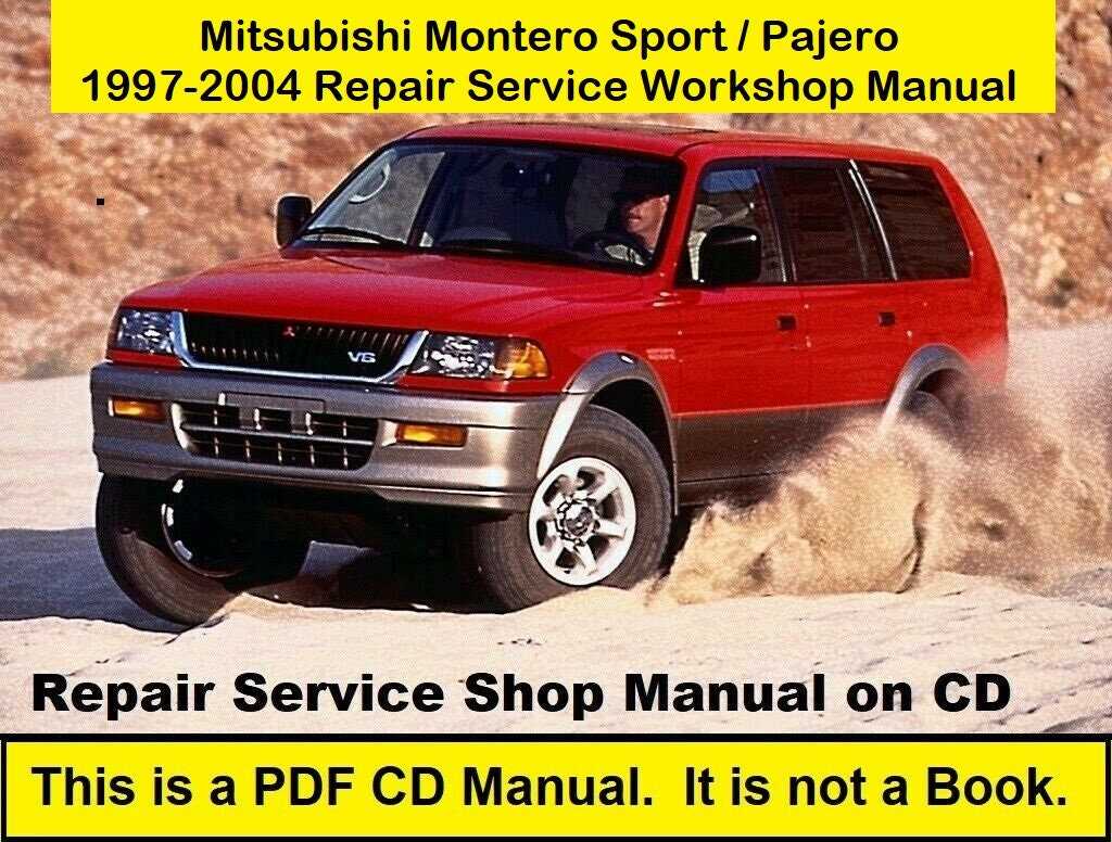 mitsubishi montero repair manual