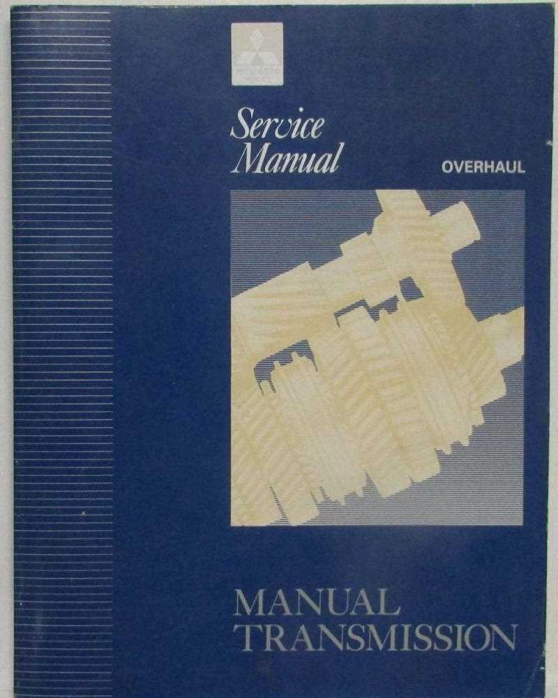 mitsubishi transmission repair manual