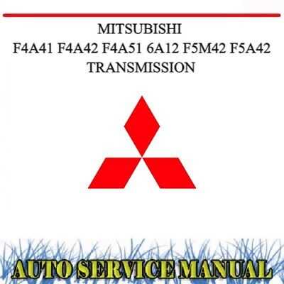 mitsubishi transmission repair manual