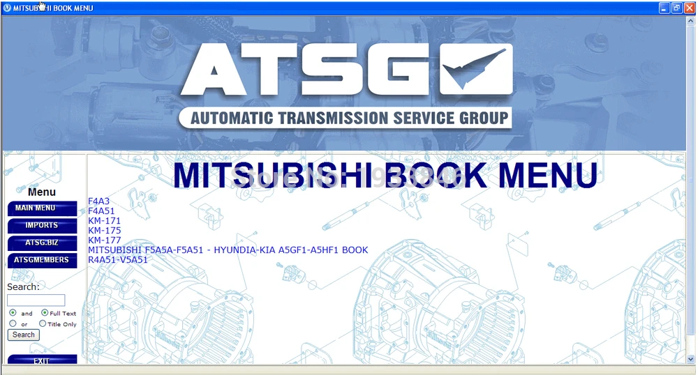 mitsubishi transmission repair manual