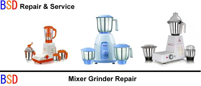 mixer grinder repair manual