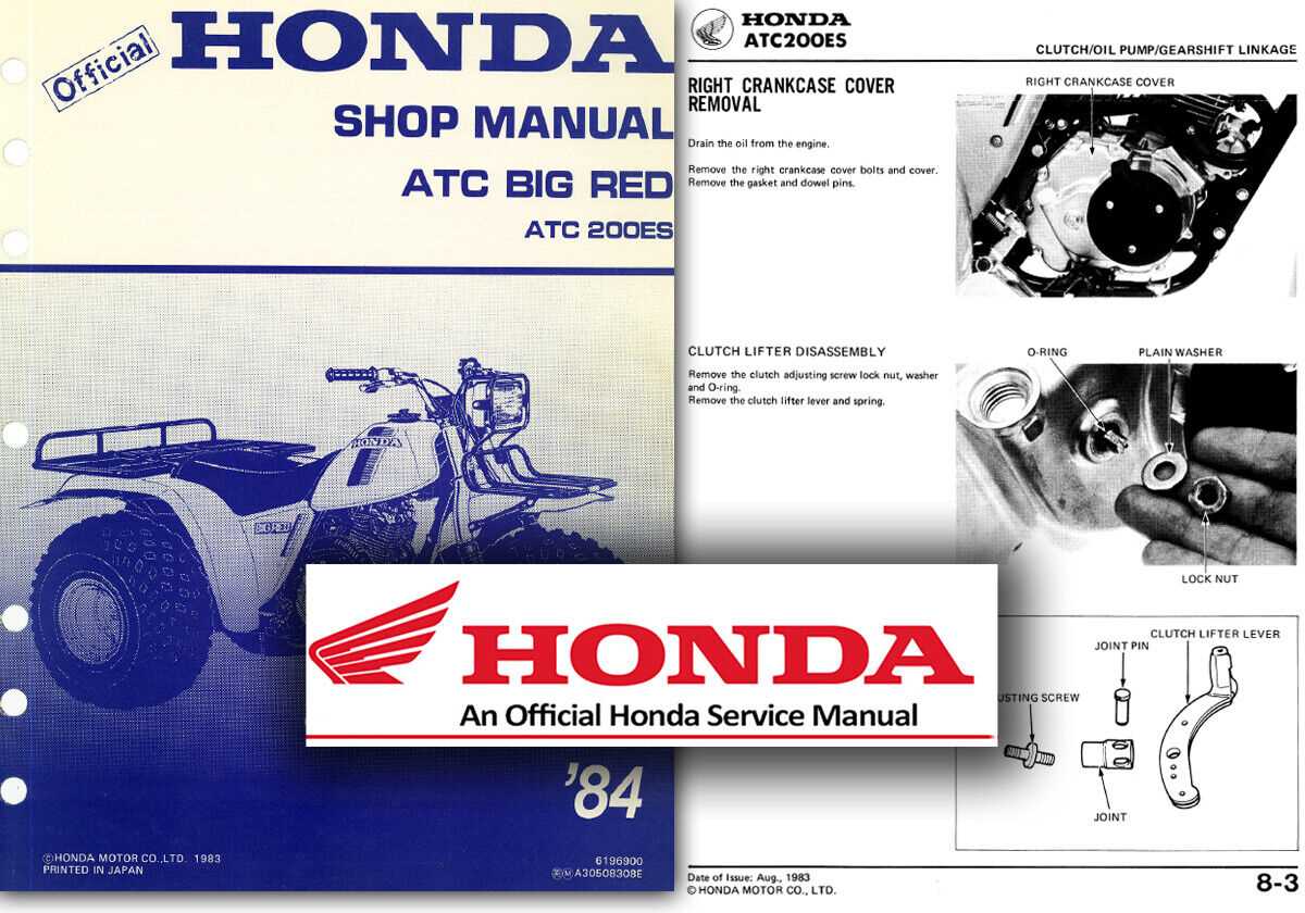 1985 honda 250es big red repair manual