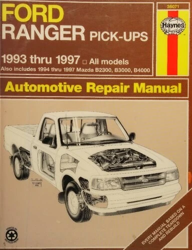 1997 mazda b2300 repair manual