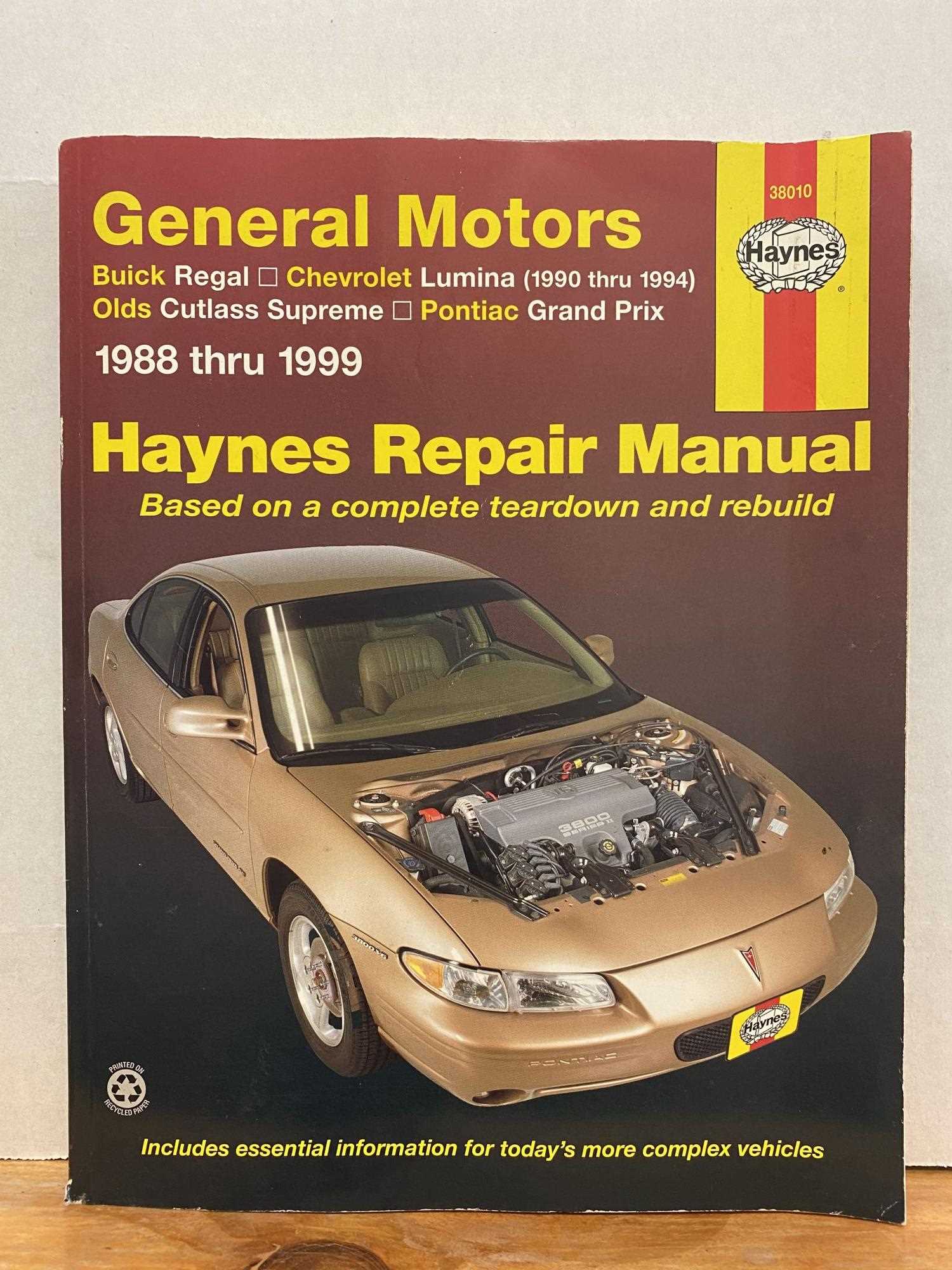 1996 buick regal repair manual