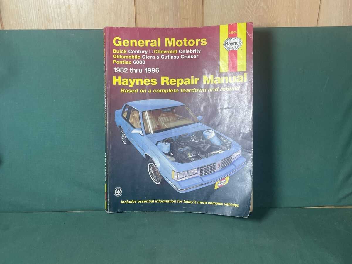 1996 buick century repair manual