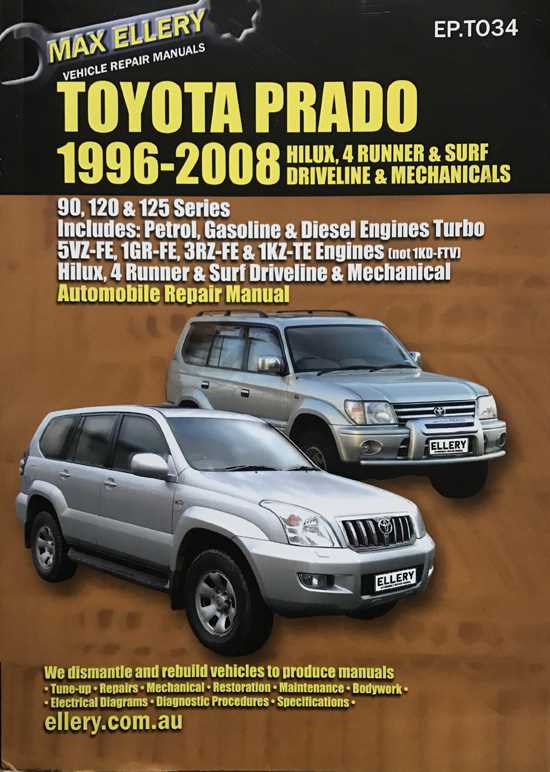 auto repair manuals toyota