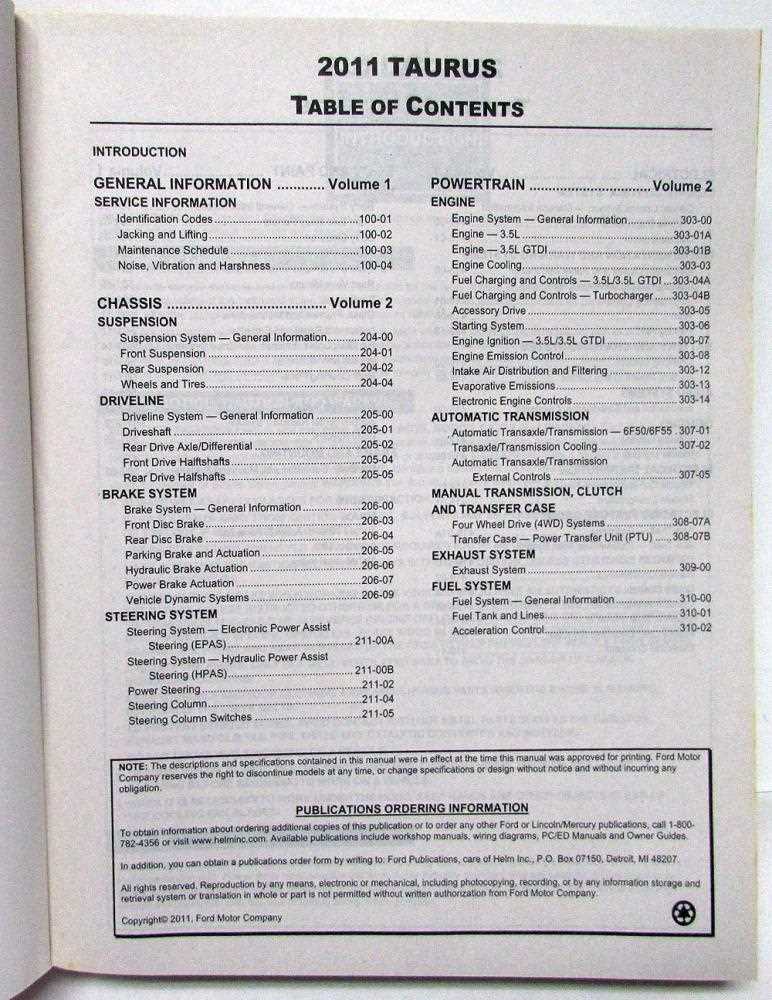 1993 ford taurus repair manual