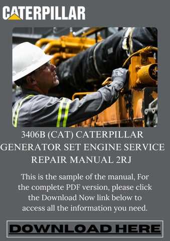 3406b cat engine repair manual