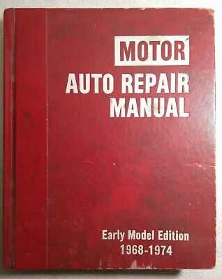 motor auto repair manual 1974