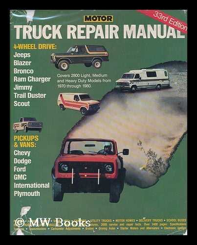 motor car repair manuals