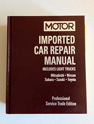 motor car repair manuals