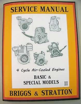 briggs and stratton 8 hp repair manual