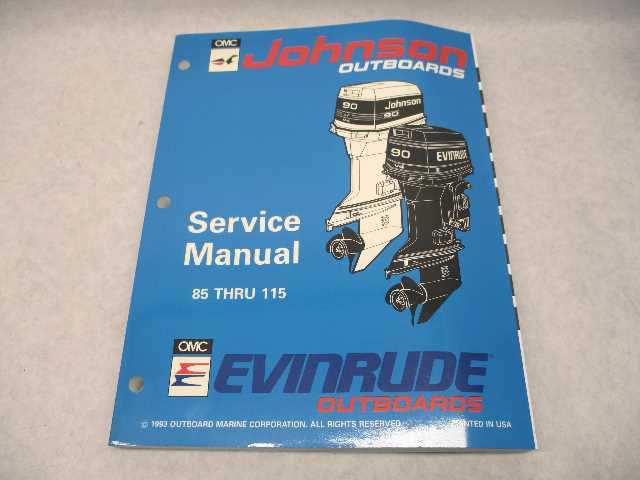 evinrude motor repair manual