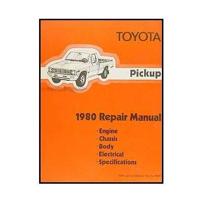 toyota pickup repair manual