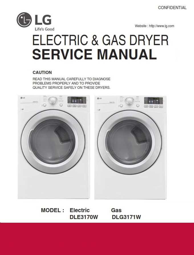 lg dryer repair manual