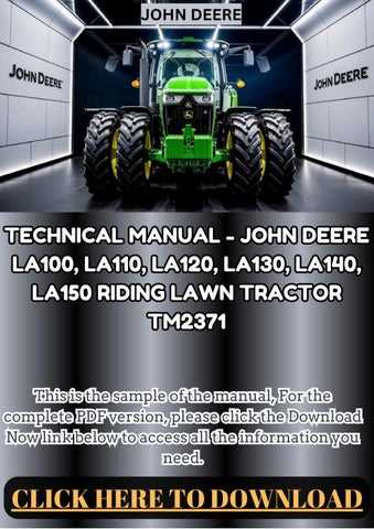 john deere la130 repair manual