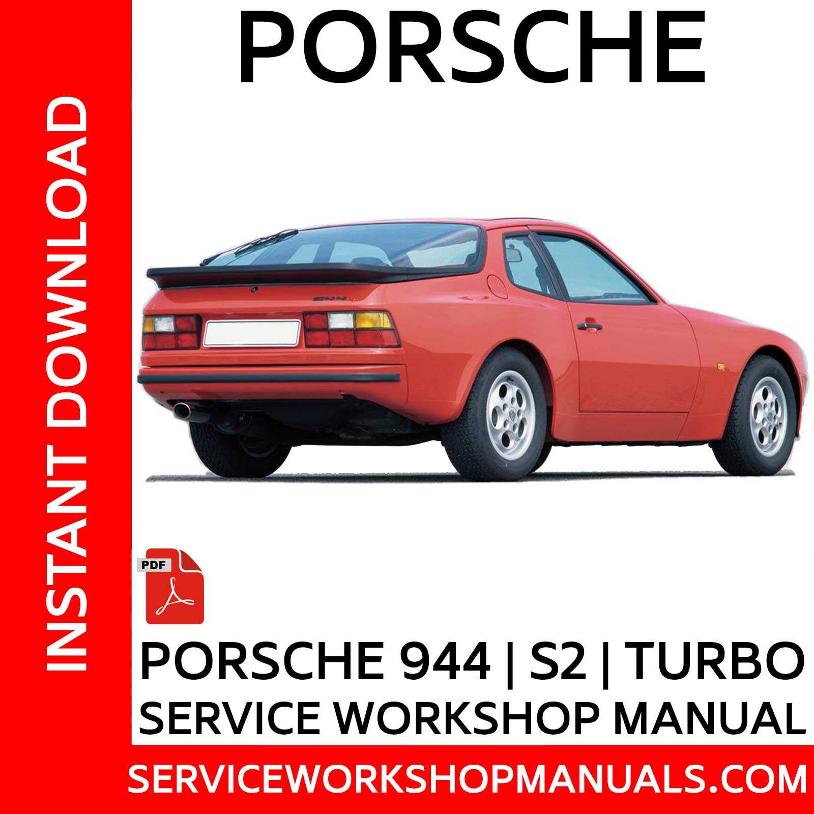 porsche 968 repair manual