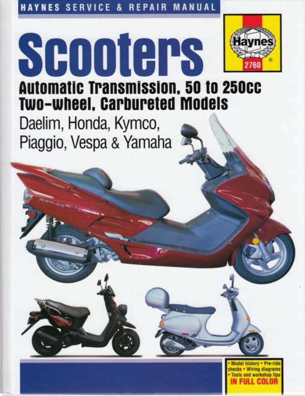 honda spree repair manual