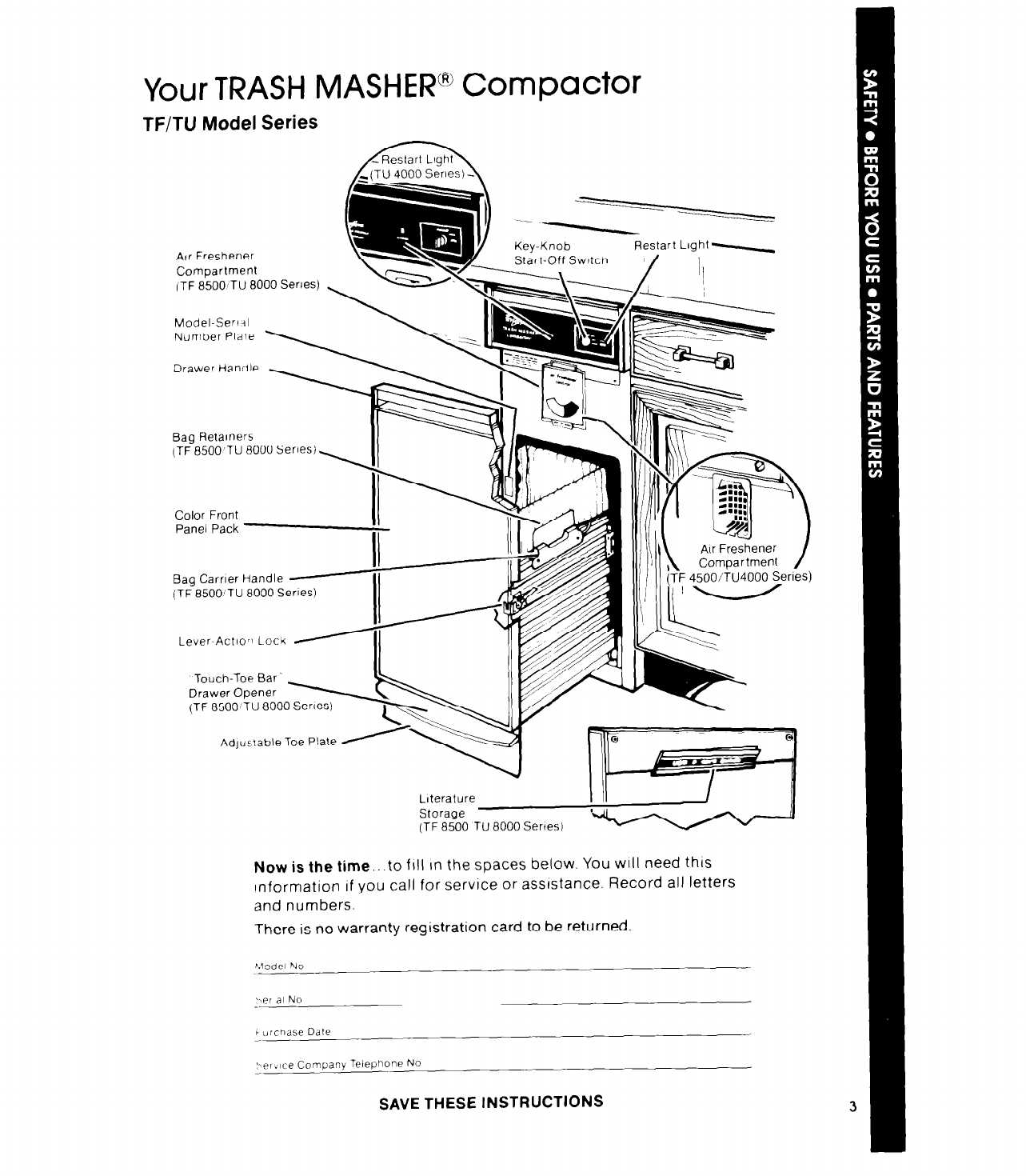 kenmore trash compactor repair manual