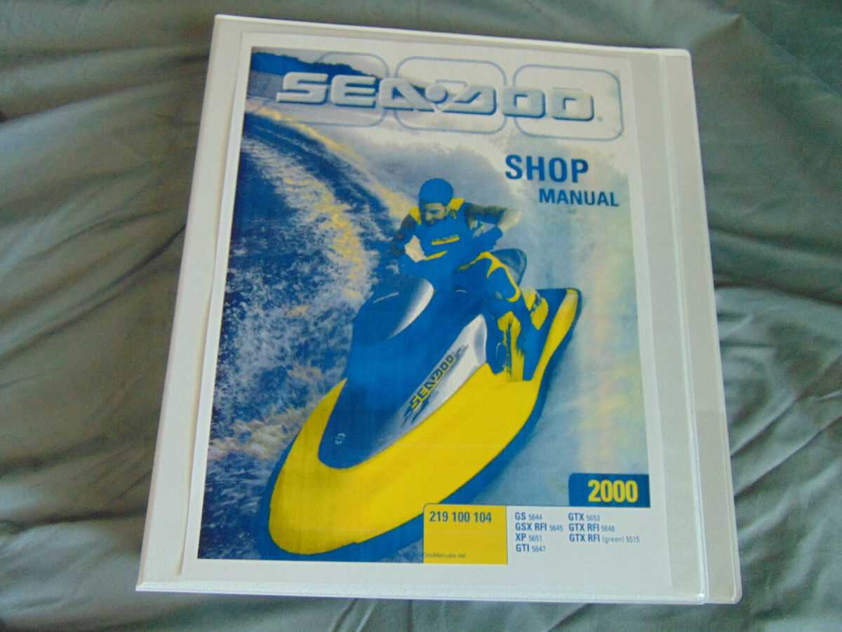 polaris jet ski repair manual