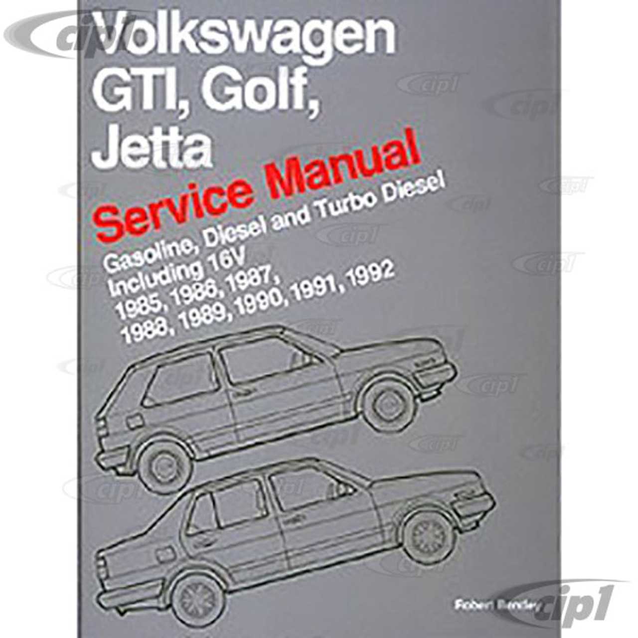 vw golf gti repair manual