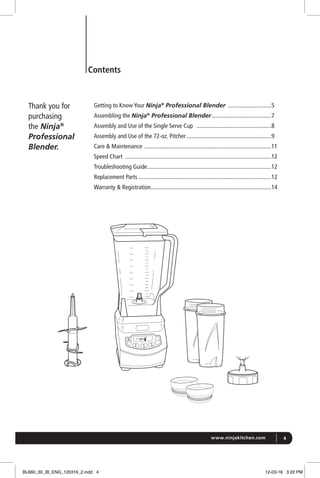 ninja blender repair manual