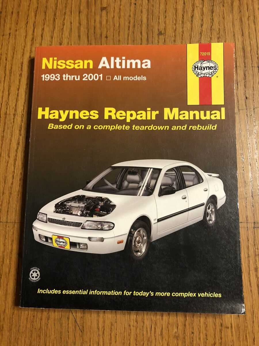 nissan altima service repair manual