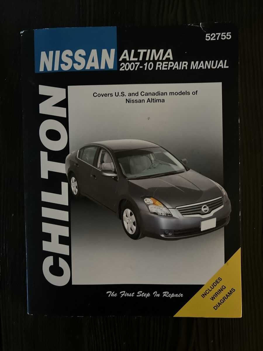 nissan altima service repair manual