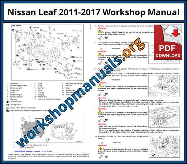 nissan leaf repair manual