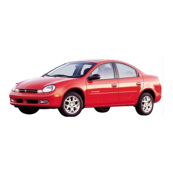 2001 dodge neon repair manual