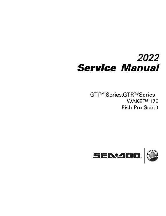 sea doo spark repair manual