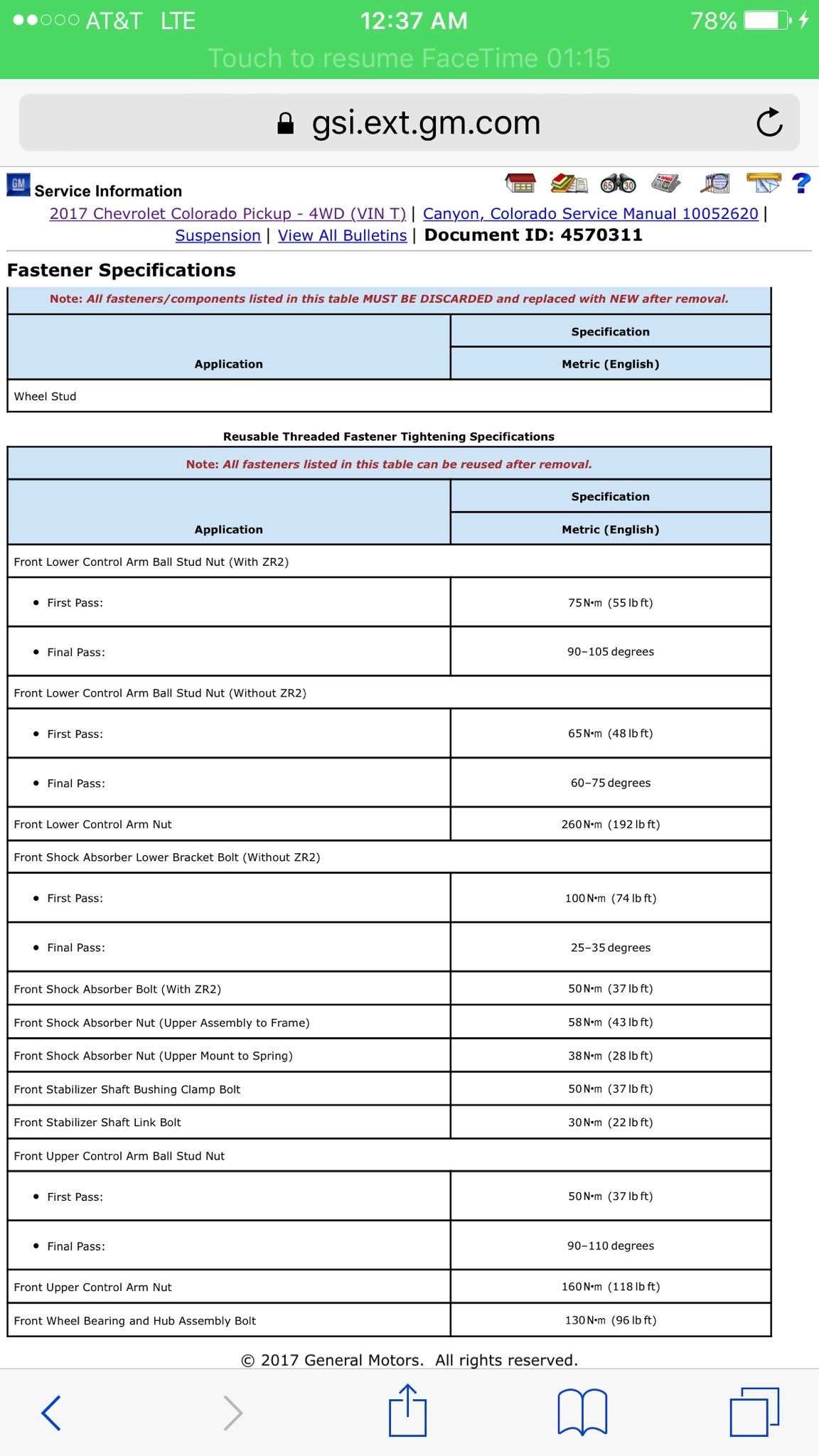 2015 chevy colorado repair manual