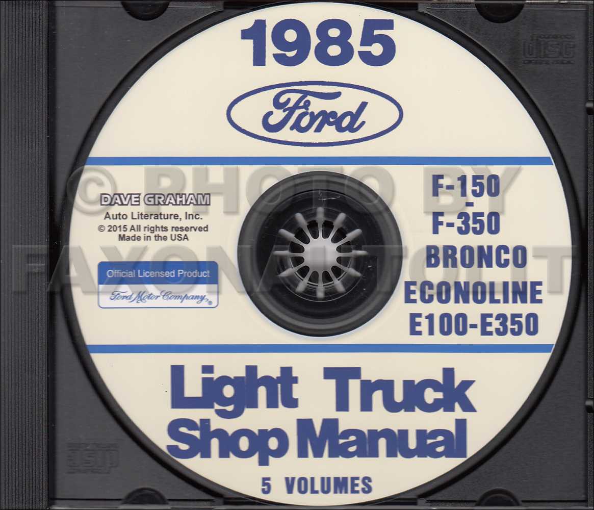 1985 ford f150 repair manual