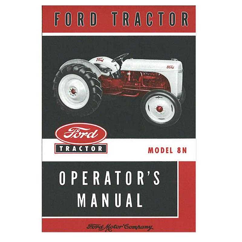 ford 8n tractor repair manual