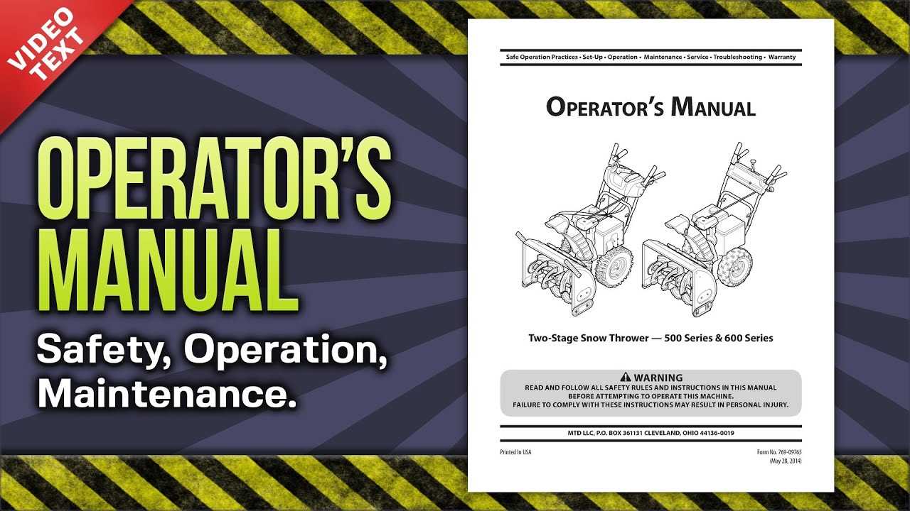 mtd snow thrower repair manual