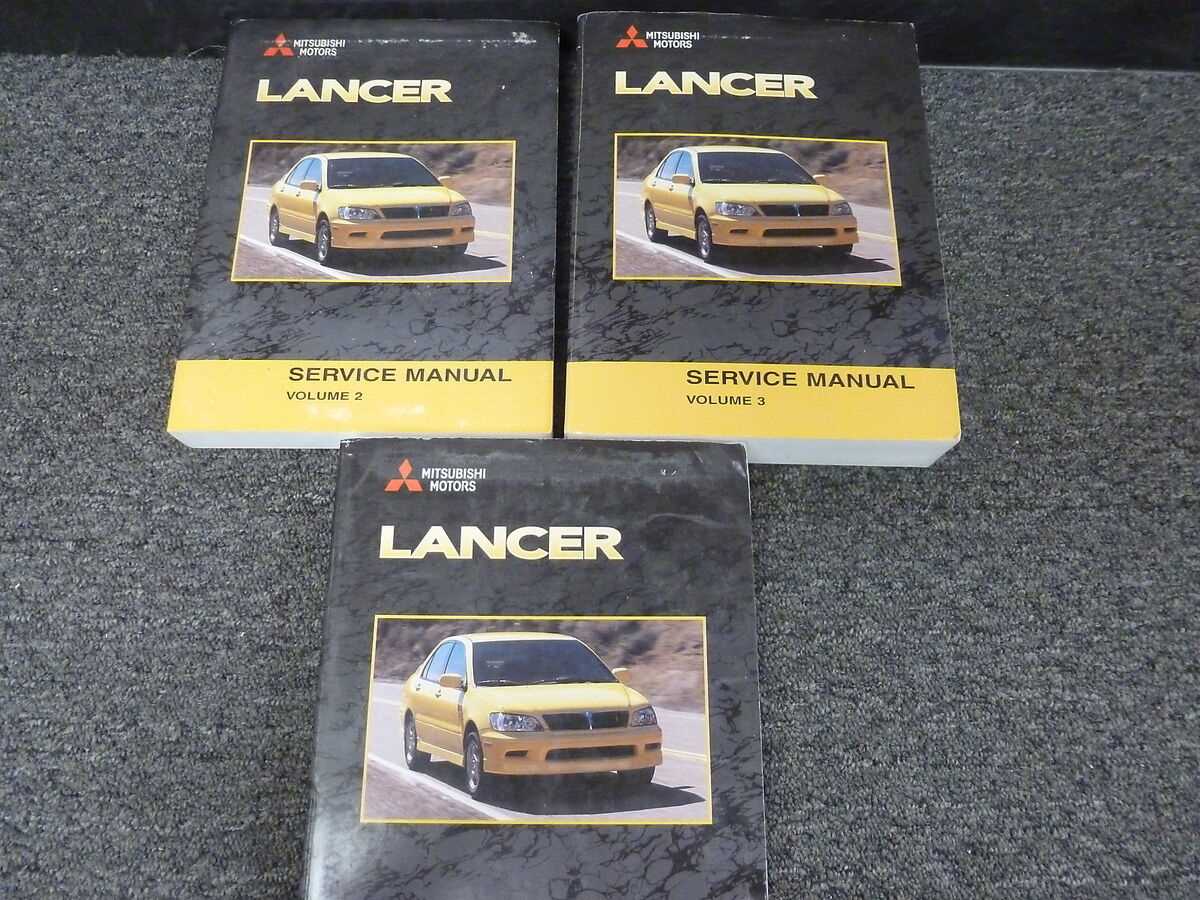 2002 mitsubishi lancer oz rally repair manual