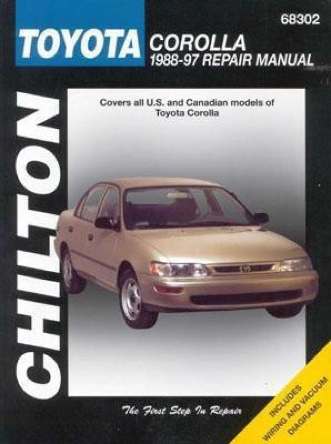 1990 toyota corolla repair manual