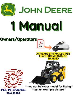 john deere 320 skid steer repair manual