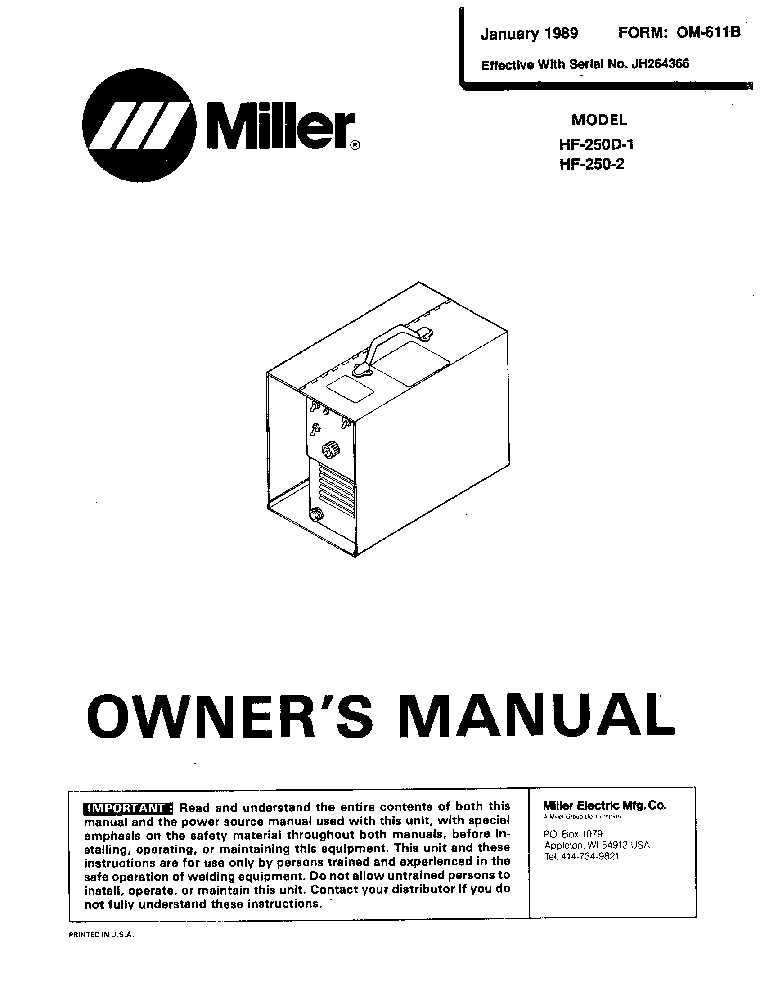 miller bobcat 250 repair manual