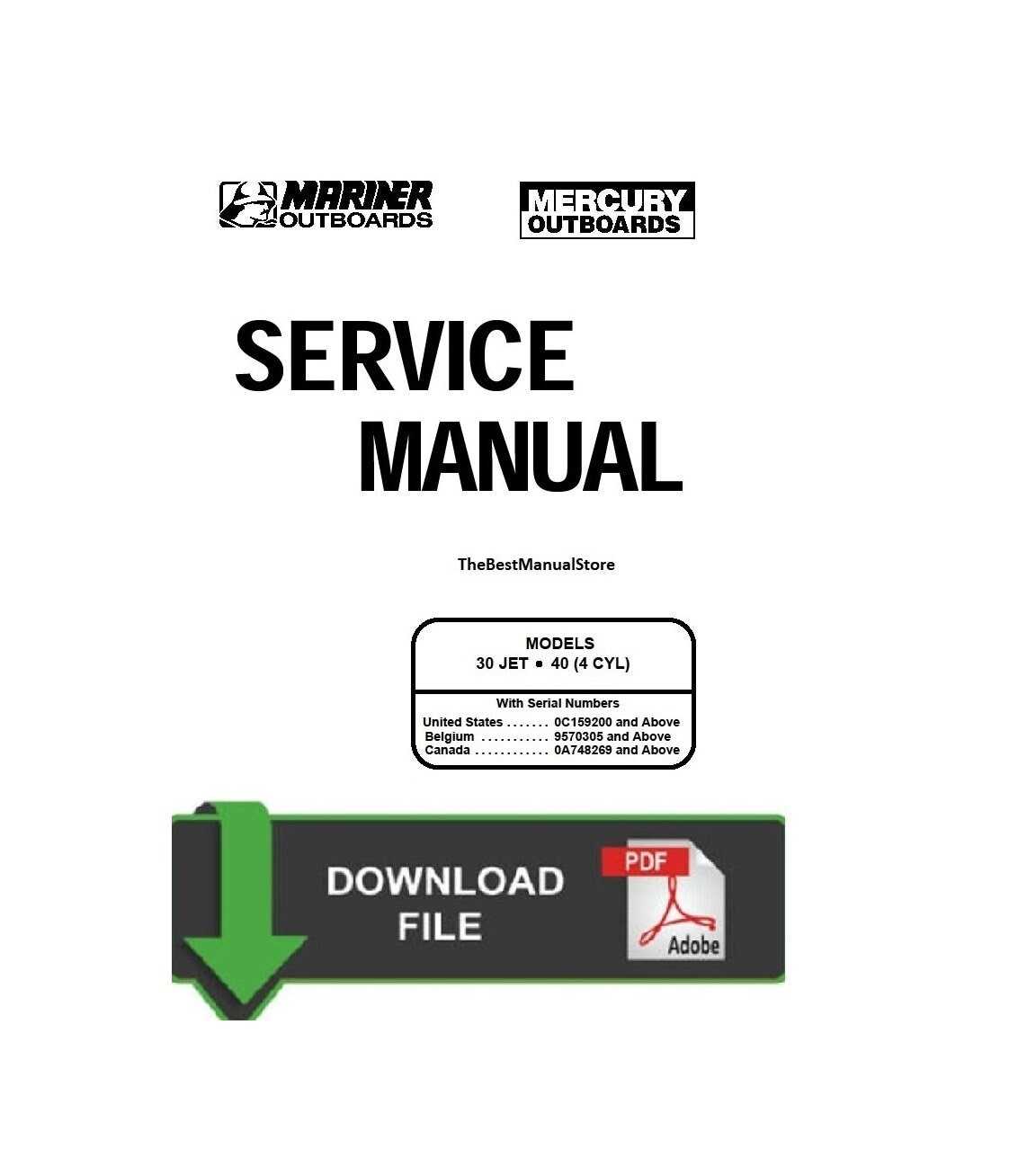 mercury 60 hp 4 stroke repair manual