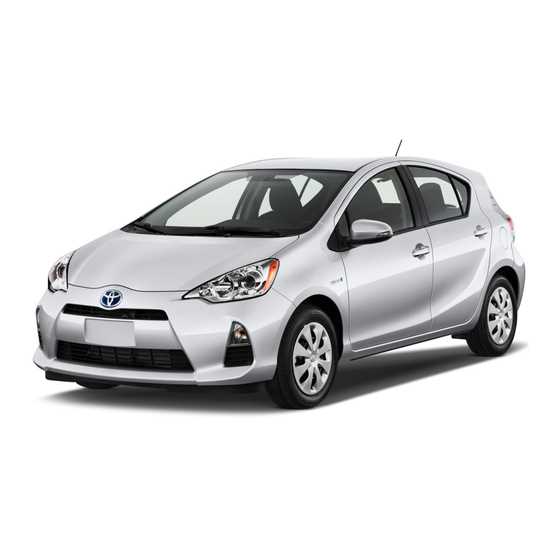 toyota prius c repair manual