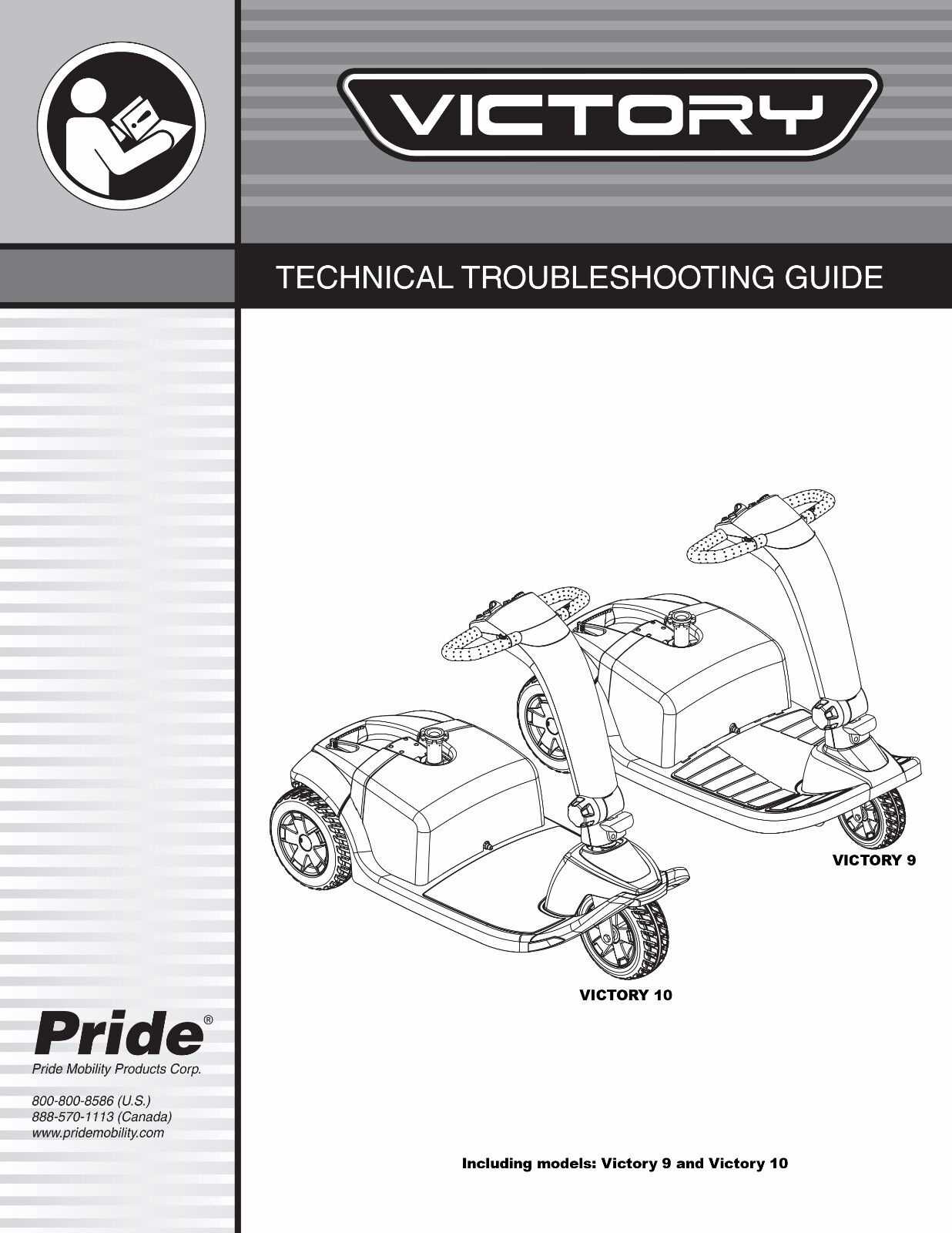 pride mobility scooter repair manual