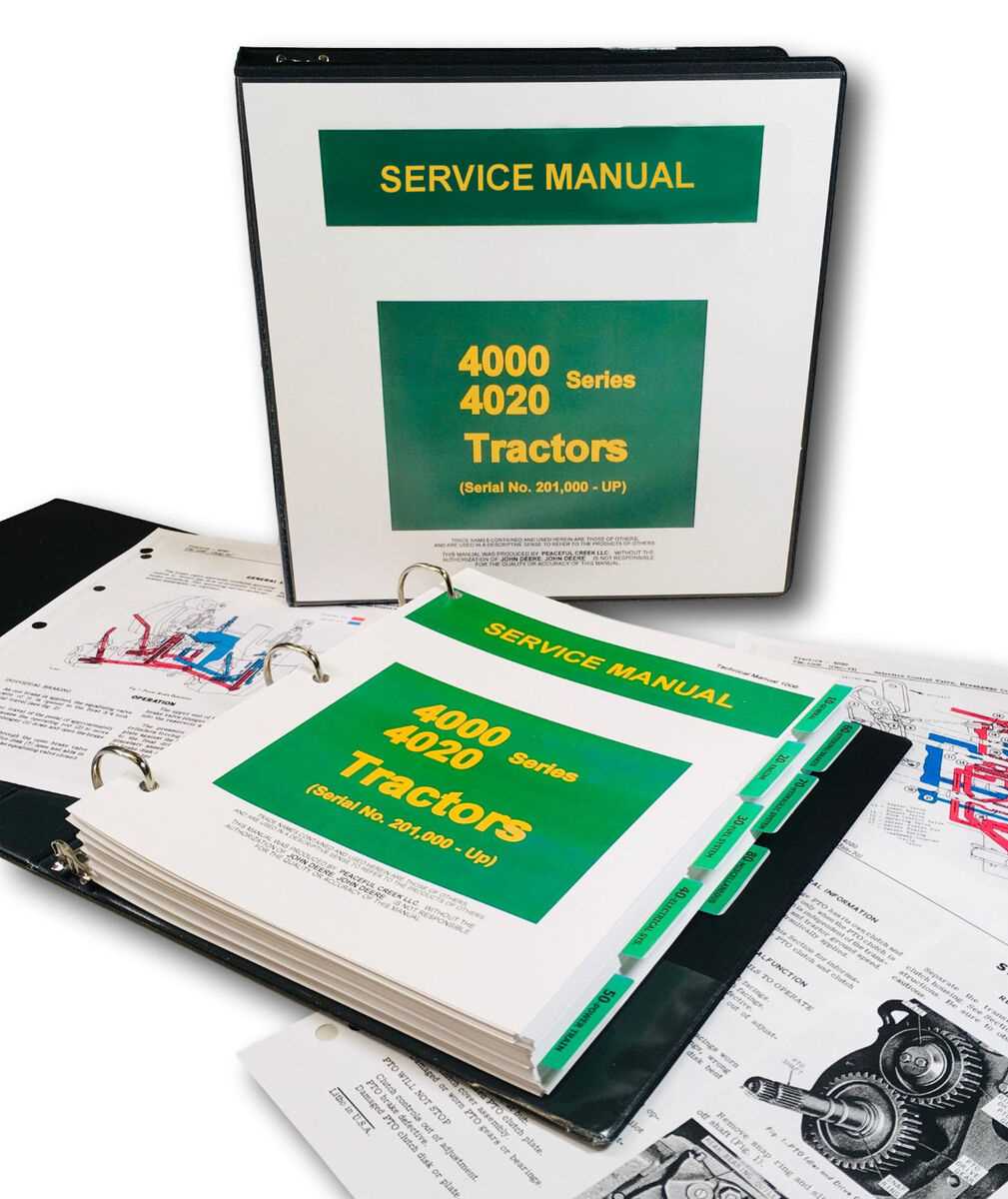 john deere 4020 repair manual