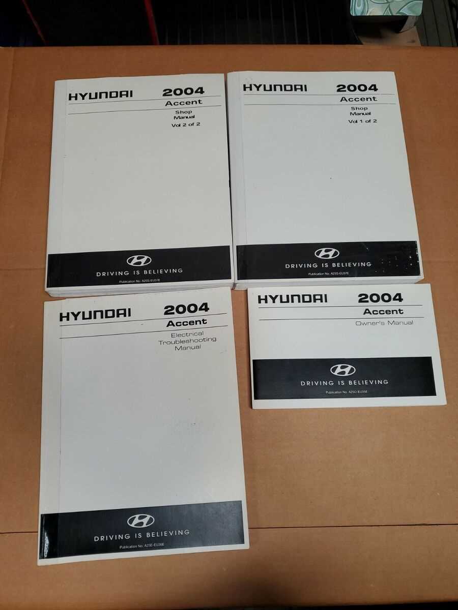 2004 hyundai accent repair manual