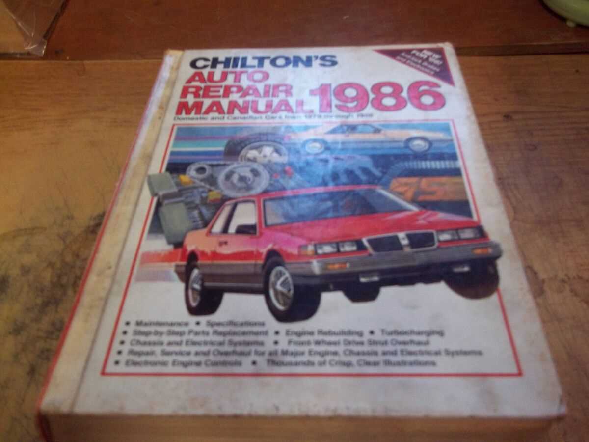 old car repair manuals