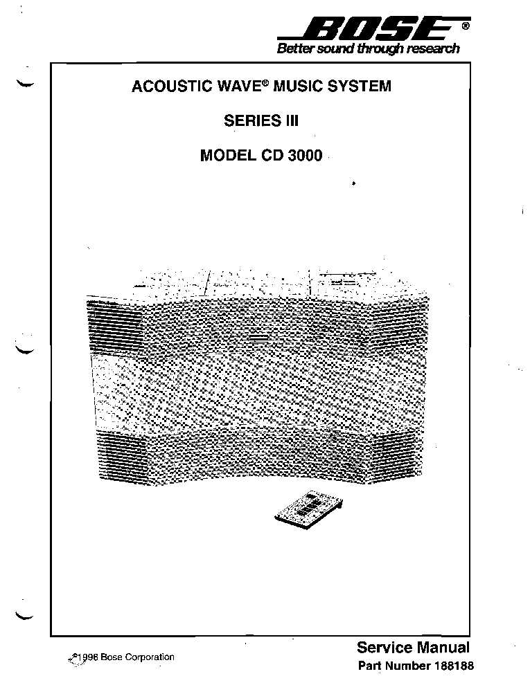 bose wave music system repair manual