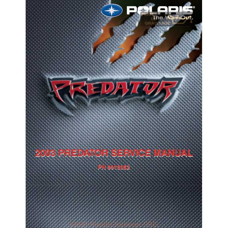 polaris predator 500 repair manual