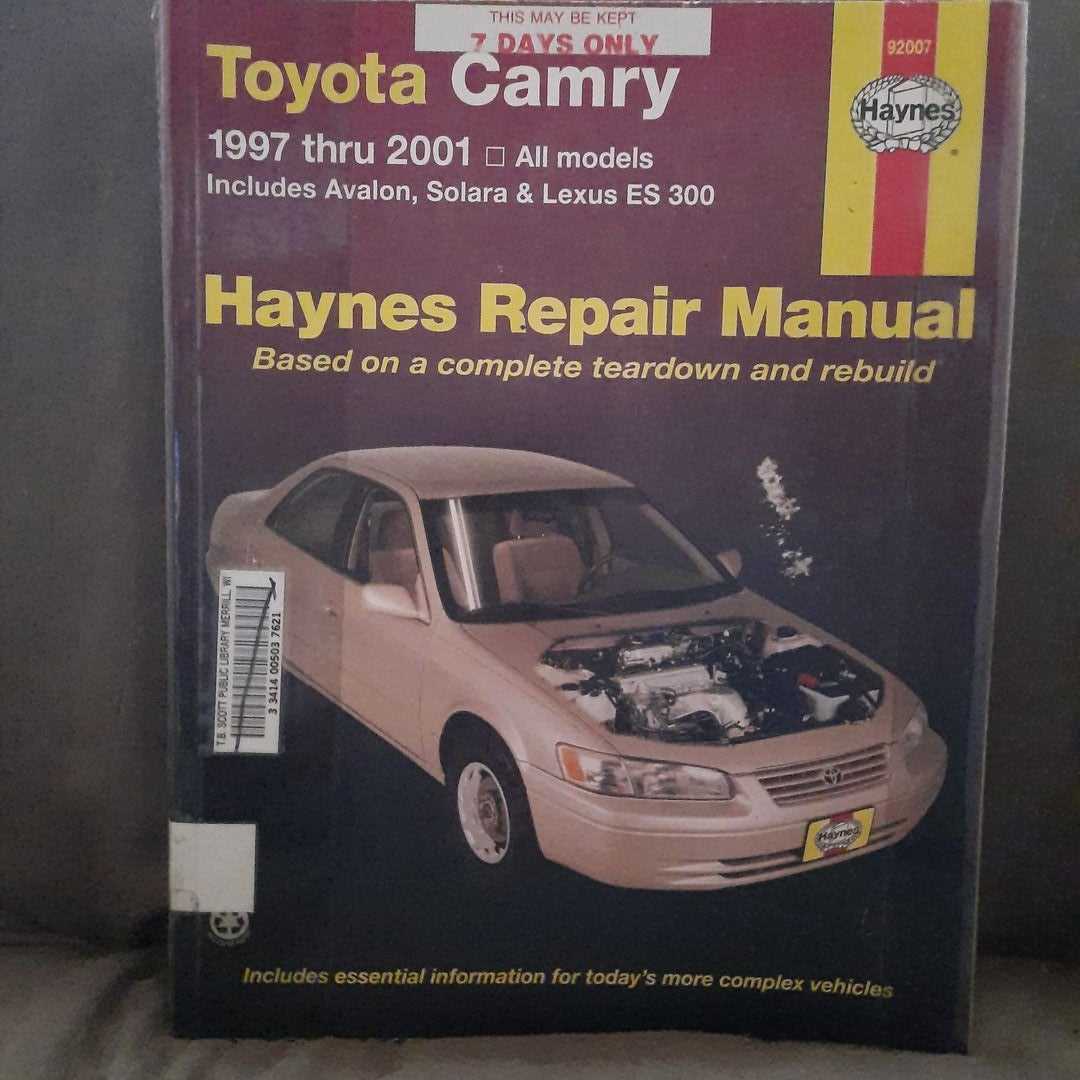 97 toyota camry repair manual