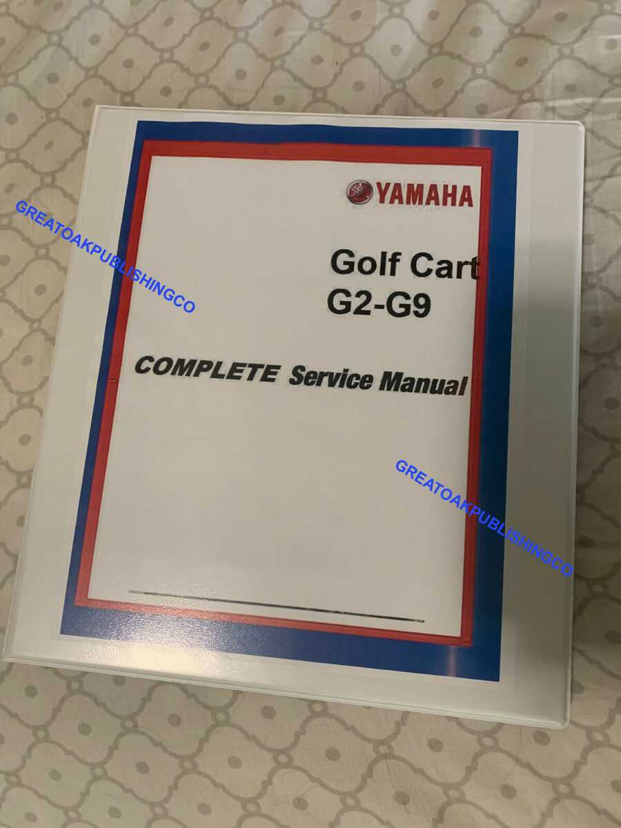 yamaha golf cart repair manual